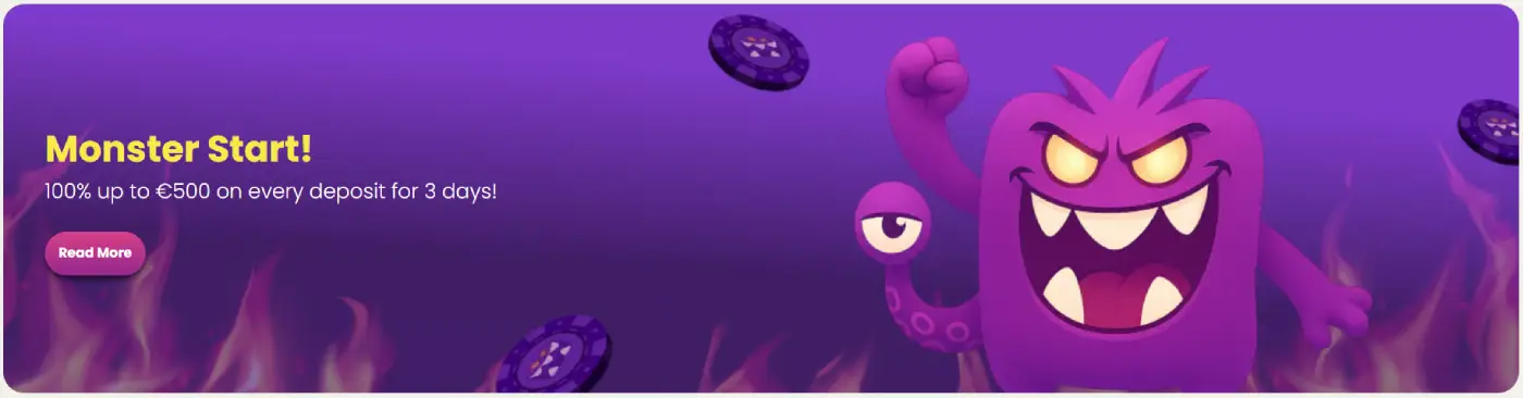 SlotMonster Casino Welcome Bonus